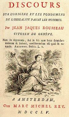 Rousseau, Discours sur L'Inégalité