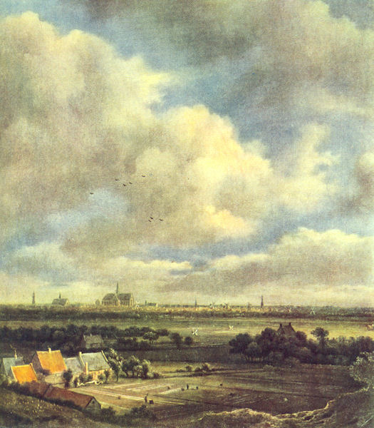 Ruysdael, Haarlem et les blanchisseries d'Overveen vues des dunes